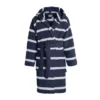 Peignoir Seahorse Menton Indigo Enfant 2 Peignoir Seahorse Menton Indigo Enfant -Salle De Bain Boutique SH Menton indigo bathrobe child front