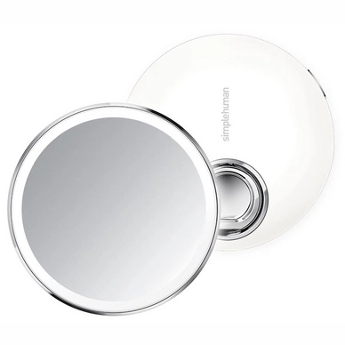 Mirroir à Capteur Simplehuman 3X Elargissant Blanc 3 Mirroir à Capteur Simplehuman 3X Elargissant Blanc