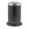 Sealskin Poubelle à Pédale Acero Noir 3L -Salle De Bain Boutique acero black pedalbin 8714821184490 2