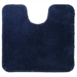 Tapis De Toilettes Sealskin Angora Bleu