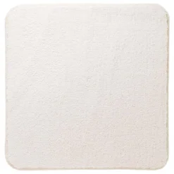 Tapis De Toilettes Sealskin Angora Ivoire (Carré)