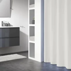 Rideau De Douche Sealskin Coloris Off-White