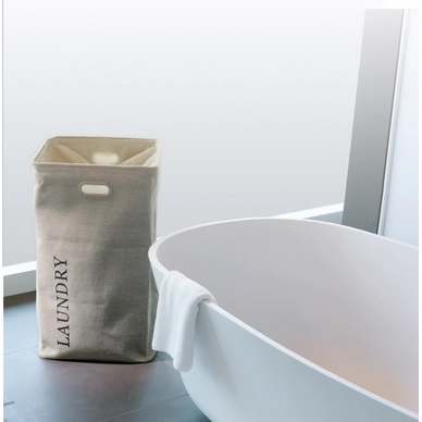 Panier à Linge Aquanova Evora Gris 4 Panier à Linge Aquanova Evora Gris – Image 2