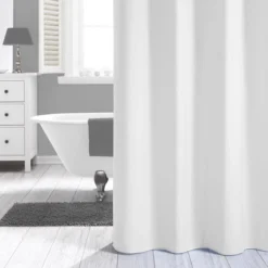 Rideau De Douche Sealskin Madeira White (240 X 200 Cm)