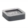 Porte-Savon Aquanova Ona Gris Foncé 2 Porte-Savon Aquanova Ona Gris Foncé -Salle De Bain Boutique ona dish 1