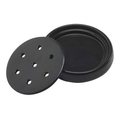Porte-Savon Aquanova Opaco Noir (12 Cm) 3 Porte-Savon Aquanova Opaco Noir (12 Cm)