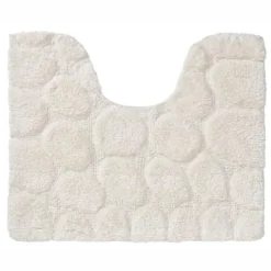 Tapis De Toilettes Sealskin Pebbles Ivoire
