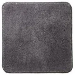 Tapis De Toilettes Sealskin Angora Gris (Carré)