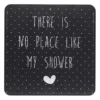 Tapis Antidérapant Sealskin Lyrics Noir (53 X 53 Cm) -Salle De Bain Boutique sealskin lyrics antislipmat