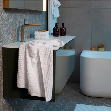 Serviette De Bain Seahorse Cube White (3 Pièces) 4 Serviette De Bain Seahorse Cube White (3 Pièces) – Image 2