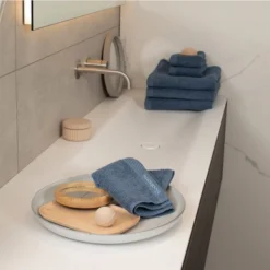 Serviette De Douche Seahorse Ridge Jeans -Salle De Bain Boutique sh ridge jeans gastendoek sfeer