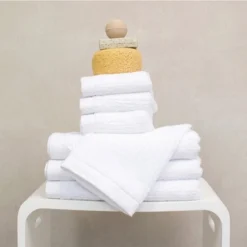 Serviette De Douche Seahorse Ridge White 7 Serviette De Douche Seahorse Ridge White -Salle De Bain Boutique sh ridge white set