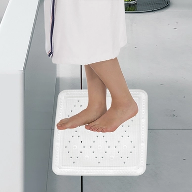 Tapis Antidérapant Kela Kreta Douche White (55 X 55 Cm) 4 Tapis Antidérapant Kela Kreta Douche White (55 X 55 Cm) – Image 2