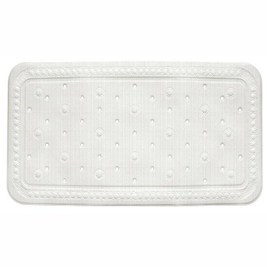 Tapis Antidérapant Kela Kreta Bad White (72 X 36 Cm) 3 Tapis Antidérapant Kela Kreta Bad White (72 X 36 Cm)