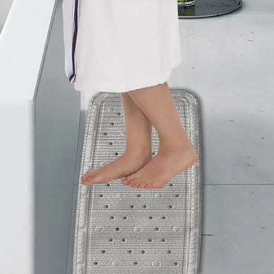 Tapis Antidérapant Kela Kreta Bad Lightgrey (92 X 36 Cm) 4 Tapis Antidérapant Kela Kreta Bad Lightgrey (92 X 36 Cm) – Image 2