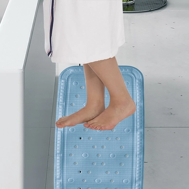 Tapis Antidérapant Kela Kreta Bad Lightblue (92 X 36 Cm) 4 Tapis Antidérapant Kela Kreta Bad Lightblue (92 X 36 Cm) – Image 2