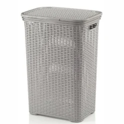 Panier à Linge Kela Brasilia Light Grey