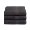 3 Serviettes De Douche Anthracite (70 X 140 Cm) 2 3 Serviettes De Douche Anthracite (70 X 140 Cm) -Salle De Bain Boutique stapelantraciet3