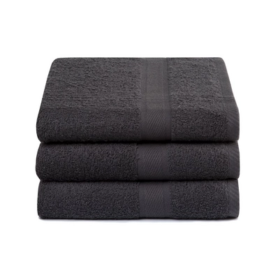3 Serviettes De Douche Anthracite (70 X 140 Cm) 3 3 Serviettes De Douche Anthracite (70 X 140 Cm)