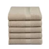 5 Serviettes Sable (50 X 100 Cm) 1 5 Serviettes Sable (50 X 100 Cm) -Salle De Bain Boutique stapelcamel5