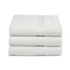 3 Serviettes De Douche Blanc Ivoire (70 X 140 Cm) -Salle De Bain Boutique stapelcreme3 1